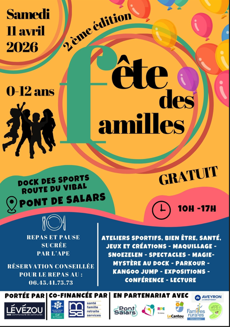 FETES FAMILLES 2026 PONT